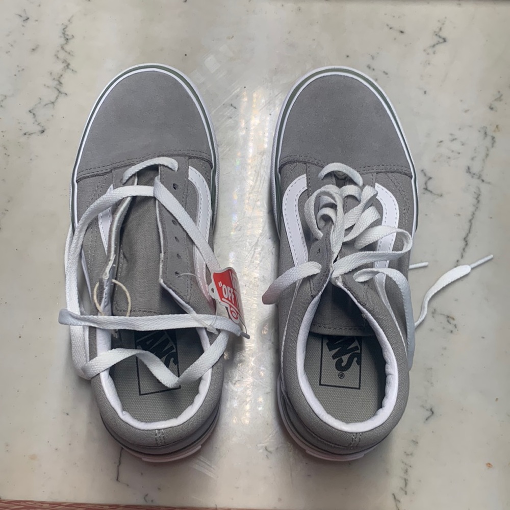 Vans Old Skool Stacked Platform Pastel Drizzle True White Women's Size 6.5